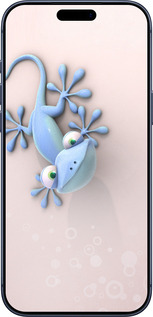 Силиконовый чехол Геккончик для Apple iPhone 17 PRO - 1094u-4030 изображение 