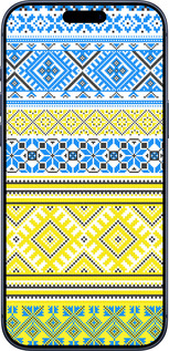 Силиконовый чехол Вышиванка 40 для Apple iPhone 17 PRO - 1174u-4030 изображение 