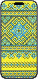 Силіконовий чехол Вишиванка 41 для Apple iPhone 17 PRO - 1175u-4030 изображение 