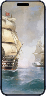 Силиконовый чехол Айвазовский. Корабли для Apple iPhone 17 PRO - 160u-4030 изображение 