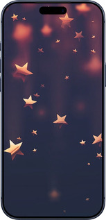 Силиконовый чехол Падающие звезды для Apple iPhone 17 PRO - 3974u-4030 изображение 