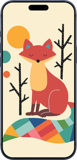 Силіконовий чехол Rainbow fox для Apple iPhone 17 PRO - 4010u-4030 изображение 