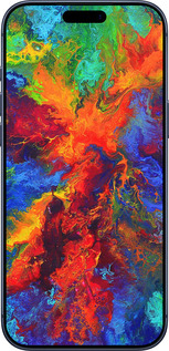 Силиконовый чехол Акварель на холсте для Apple iPhone 17 PRO - 4150u-4030 изображение 