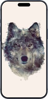 Силиконовый чехол Волк-арт для Apple iPhone 17 PRO - 4163u-4030 изображение 