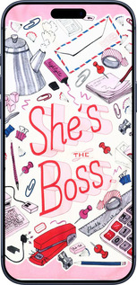 Силиконовый чехол she's the  boss для Apple iPhone 17 PRO - 4254u-4030 изображение 