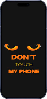 Силиконовый чехол Don't touch the phone для Apple iPhone 17 PRO - 4261u-4030 изображение 