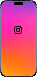 Силиконовый чехол Instagram для Apple iPhone 17 PRO - 4273u-4030 изображение 