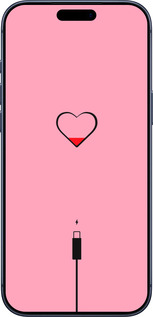 Силиконовый чехол Подзарядка сердца1 для Apple iPhone 17 PRO - 4275u-4030 изображение 