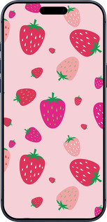 Силиконовый чехол Клубнички для Apple iPhone 17 PRO - 4332u-4030 изображение 