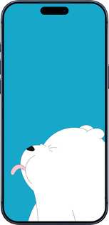 Силиконовый чехол Мишка 1 для Apple iPhone 17 PRO - 4358u-4030 изображение 