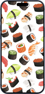 Силіконовий чехол Суші для Apple iPhone 17 PRO - 4404u-4030 изображение 