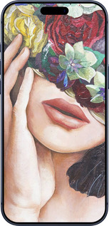 Силиконовый чехол Head Flower для Apple iPhone 17 PRO - 4460u-4030 изображение 