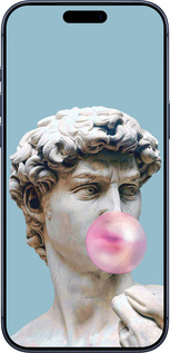 Силиконовый чехол Микеланджело для Apple iPhone 17 PRO - 4500u-4030 изображение 