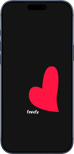 Силиконовый чехол Lovely для Apple iPhone 17 PRO - 4580u-4030 изображение 