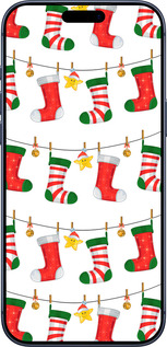 Силиконовый чехол Новогодний 9 для Apple iPhone 17 PRO - 4622u-4030 изображение 