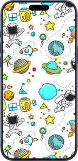 Силиконовый чехол Космос для Apple iPhone 17 PRO - 4735u-4030 изображение 