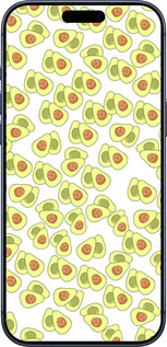 Силиконовый чехол Весёлые авокадо для Apple iPhone 17 PRO - 4799u-4030 изображение 