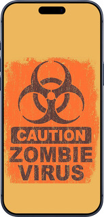 Силиконовый чехол Biohazard 1 для Apple iPhone 17 PRO - 4817u-4030 изображение 