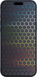 Силиконовый чехол Переливающиеся соты для Apple iPhone 17 PRO - 498u-4030 изображение 