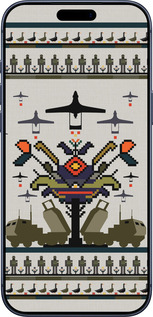 Силиконовый чехол Вышиванка UA для Apple iPhone 17 PRO - 5446u-4030 изображение 