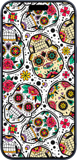 Силиконовый чехол Черепа для Apple iPhone 17 PRO - 5471u-4030 изображение 