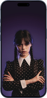 Силиконовый чехол Wednesday v3 для Apple iPhone 17 PRO - 5517u-4030 изображение 