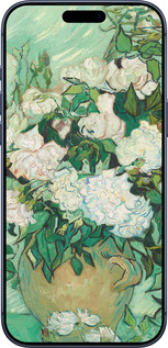 Силиконовый чехол Винсент Ван Гог. Ваза с розами для Apple iPhone 17 PRO - 5543u-4030 изображение 