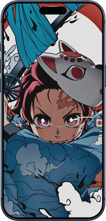 Силіконовий чехол Танджиро Камадо для Apple iPhone 17 PRO - 5574u-4030 изображение 