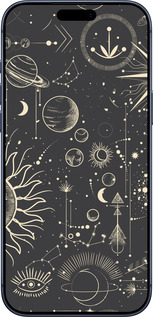 Силиконовый чехол Фаза луны для Apple iPhone 17 PRO - 5605u-4030 изображение 