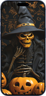 Силиконовый чехол Halloween 2 для Apple iPhone 17 PRO - 5654u-4030 изображение 