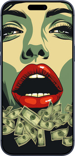 Силиконовый чехол Big money 2 для Apple iPhone 17 PRO - 5668u-4030 изображение 