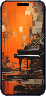 Силиконовый чехол Чехол для телефона Оранжевый Рояль для Apple iPhone 17 PRO - 5937u-4030 изображение 