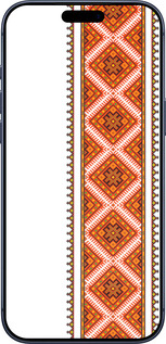 Силиконовый чехол Вышиванка 25 для Apple iPhone 17 PRO - 593u-4030 изображение 