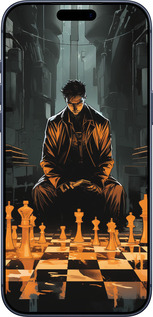 Силиконовый чехол Шахматы для Apple iPhone 17 PRO - 5951u-4030 изображение 