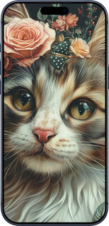 Силиконовый чехол Cats and flowers для Apple iPhone 17 PRO - 6069u-4030 изображение 