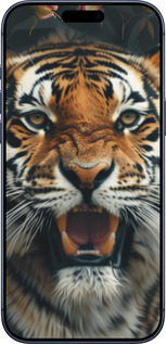 Силиконовый чехол Тигровое величие для Apple iPhone 17 PRO - 6080u-4030 изображение 