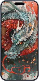 Силиконовый чехол Стихия огня для Apple iPhone 17 PRO - 6101u-4030 изображение 