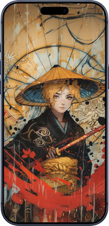 Силиконовый чехол Самурайская отвага для Apple iPhone 17 PRO - 6115u-4030 изображение 