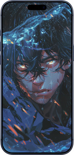 Силиконовый чехол Satoru Gojou для Apple iPhone 17 PRO - 6128u-4030 изображение 