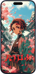 Силиконовый чехол Tanjiro Kamado для Apple iPhone 17 PRO - 6132u-4030 изображение 