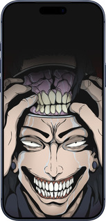 Силиконовый чехол Магическая Битва Kenjaku для Apple iPhone 17 PRO - 6151u-4030 изображение 