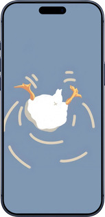 Силиконовый чехол Гусь ныряет для Apple iPhone 17 PRO - 6275u-4030 изображение 