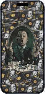 Силиконовый чехол Волк с валл стрит для Apple iPhone 17 PRO - 6287u-4030 изображение 