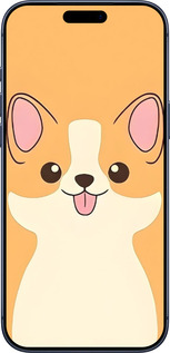 Силиконовый чехол Милый пес для Apple iPhone 17 PRO - 6296u-4030 изображение 