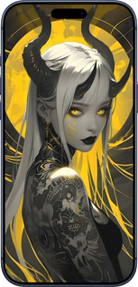 Силиконовый чехол Аниме демон 2 для Apple iPhone 17 PRO - 6309u-4030 изображение 