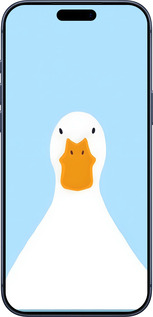 Силиконовый чехол Гусь для Apple iPhone 17 PRO - 6350u-4030 изображение 