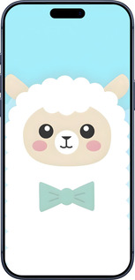 Силіконовий чехол Милий баранчик для Apple iPhone 17 PRO - 6355u-4030 изображение 