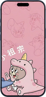 Силиконовый чехол Том и джерри 2 для Apple iPhone 17 PRO - 6359u-4030 изображение 