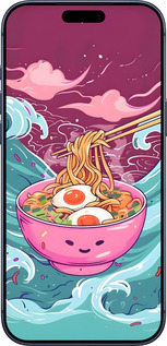 Силиконовый чехол Рамен для Apple iPhone 17 PRO - 6360u-4030 изображение 