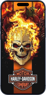 Силиконовый чехол Харлей девидсон для Apple iPhone 17 PRO - 6370u-4030 изображение 